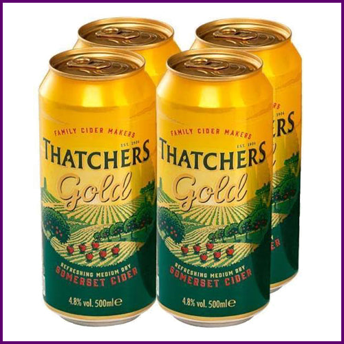 Thatchers Gold x 4 Cans